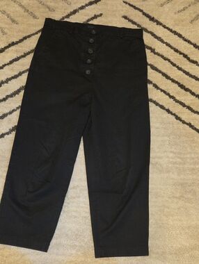 COS Black Tailored Pants with Clean Waistband